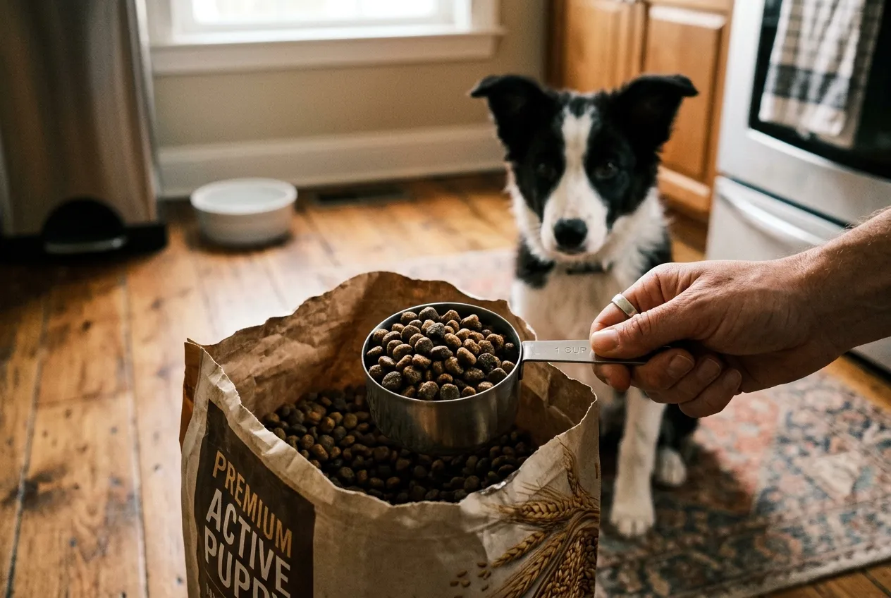 Granule pro štěně border kolie: 3 chyby, které zničí klouby vašeho psa 2 Přehledná tabulka s doporučeným dávkováním granulí pro štěně border kolie podle měsíců